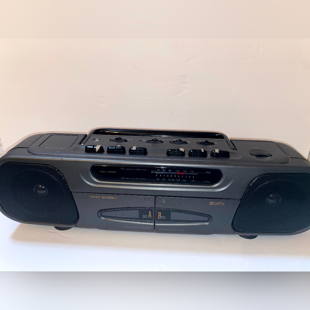 **SOLD** Vintage GPX Boombox Radio & 2 Cassette Players